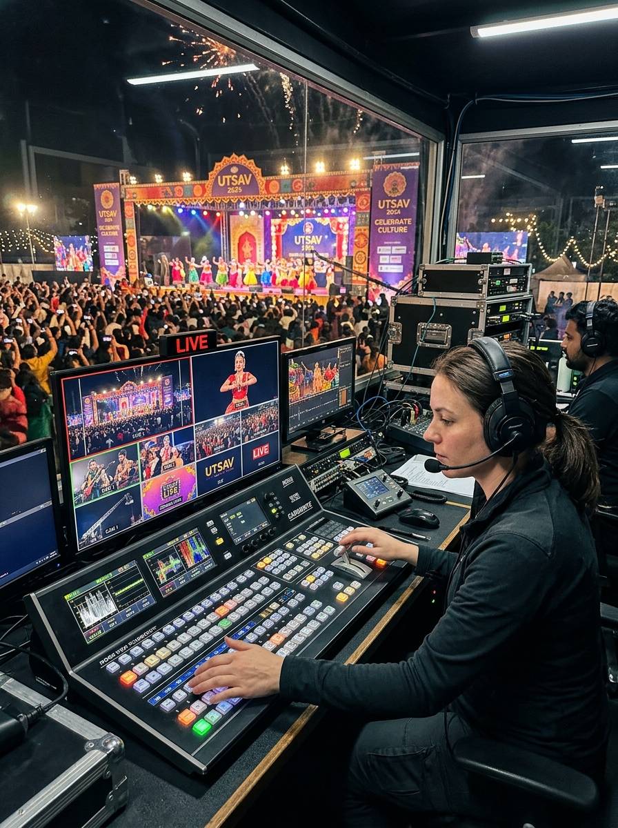 Live Stream Broadcast Desk